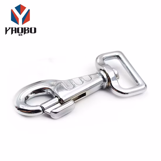 Gancho de pressão giratório com parafuso de metal fundido sob pressão de zinco
