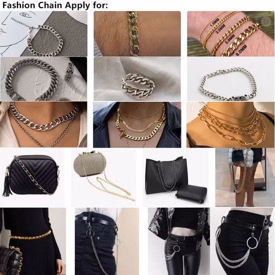 Hardware e acessórios Corrente de hardware para bolsa personalizada H21226